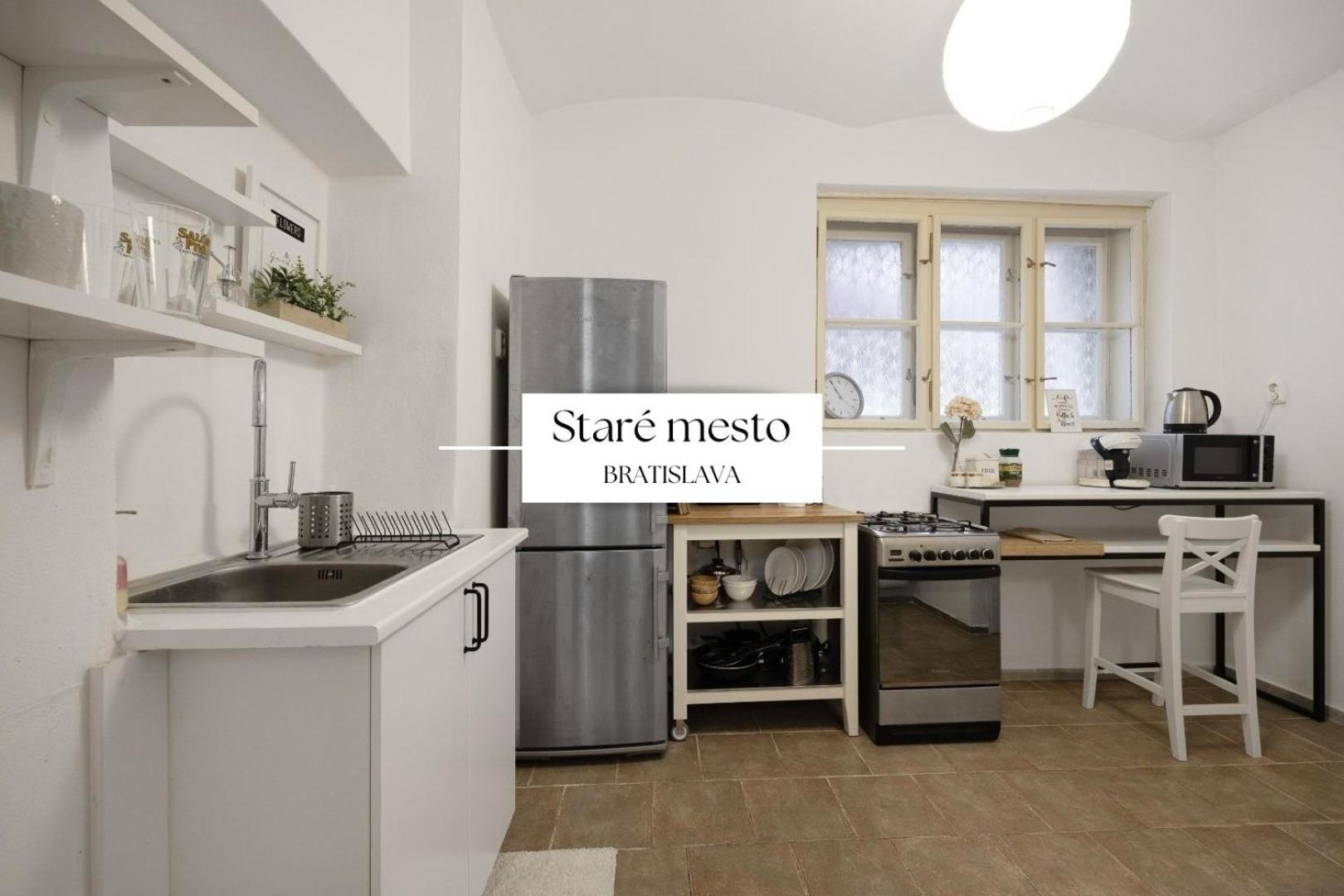 Stylish Historical Apartment + Backyard ブラチスラヴァ エクステリア 写真